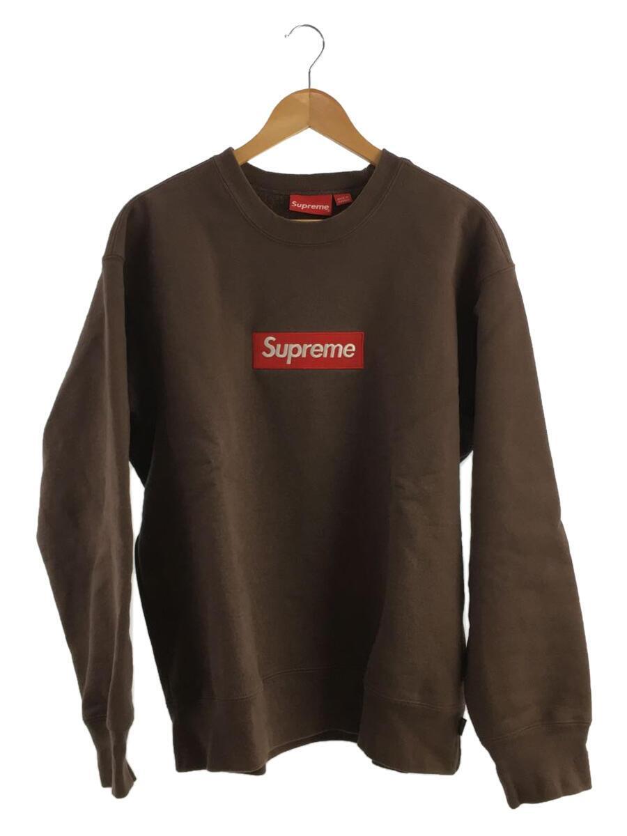 Supreme◆スウェット/M/コットン/BRW/Box Logo Crewneck/22AW