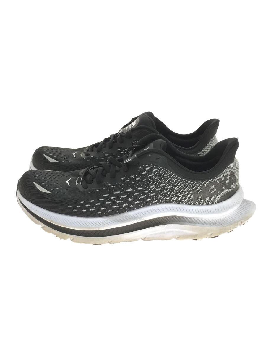 HOKA ONE ONE◆ミッドソール汚れ有/ローカットスニーカー/27.5cm/BLK/1123163/カワナ