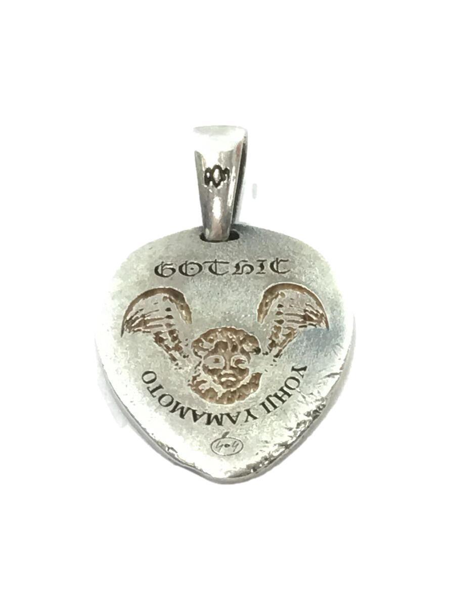 YOHJI YAMAMOTO◆チェーン破損/GOTHIC/ANGEL GUITAR PICK PENDANT/ネックレス/SV950_画像1