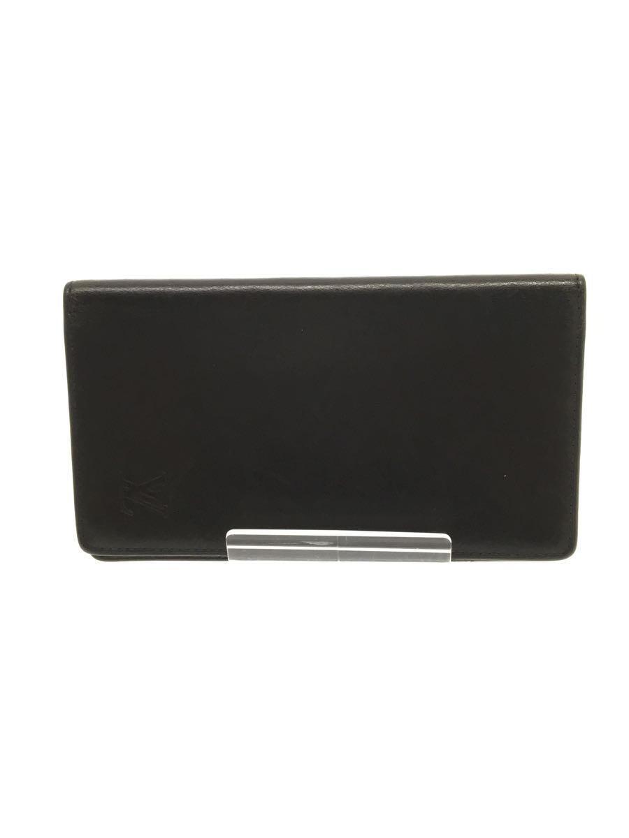 LOUIS VUITTON◇長財布/レザー/BLK/メンズ (YVES SAINT LAURENT LOUIS VUITTON◇長財布/レザー/BLK/メンズ (YVES SAINT LAURENT