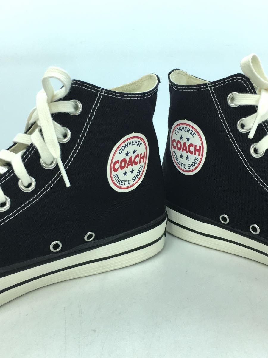 CONVERSE ADDICT◆ハイカットスニーカー/27cm/BLK/キャンバス/coach canvas hi_画像8