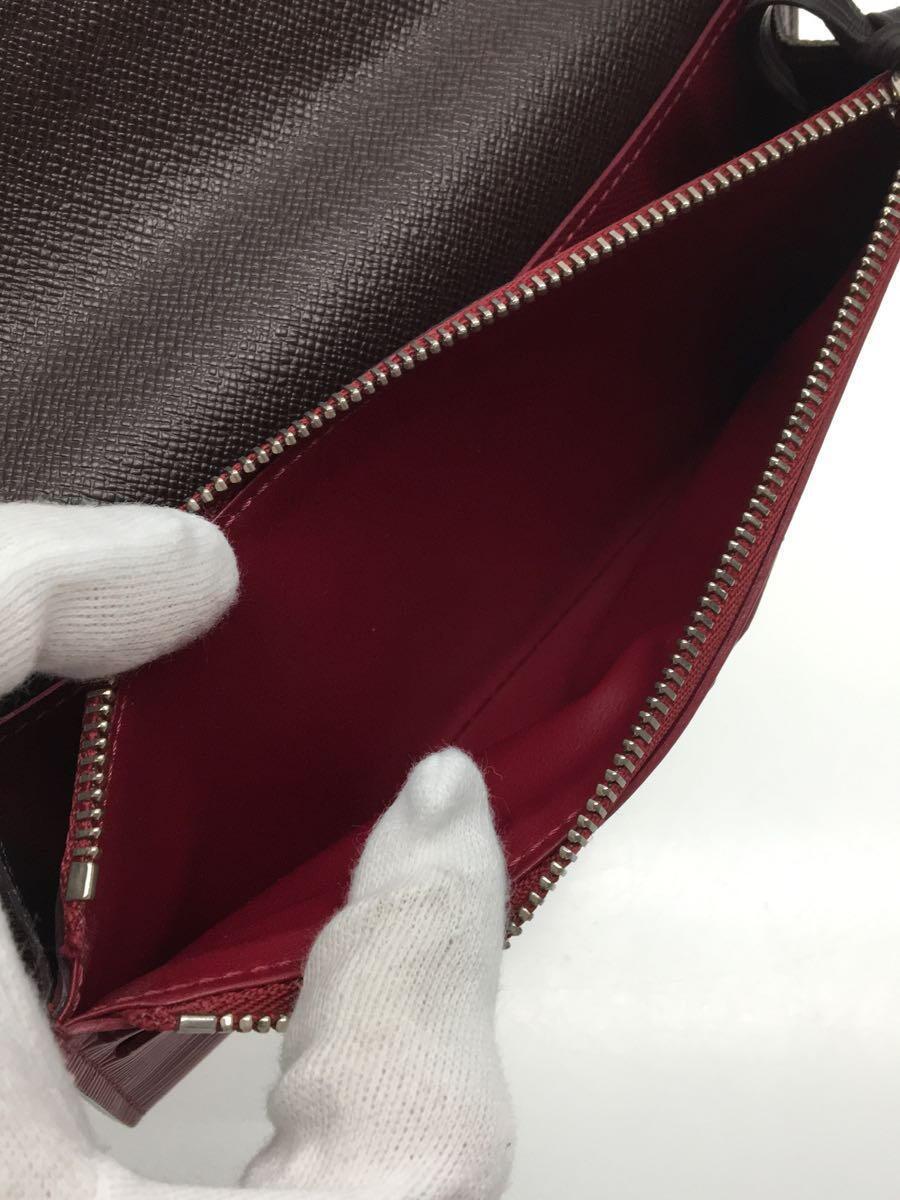 LOUIS VUITTON◆ポルト・フォイユ・エミリー_エピ_BRD/レザー/BRD/レディース_画像5