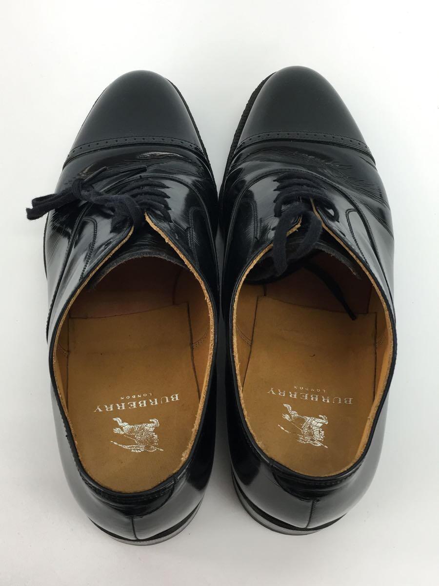 BURBERRY LONDON◆ドレスシューズ/25.5cm/BLK/BU1021/ストレートチップ/内羽根/キャップトゥ/_画像3