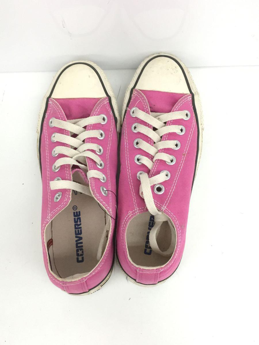 CONVERSE◆ローカットスニーカー/23.5cm/PNK/キャンバス/1412_画像3