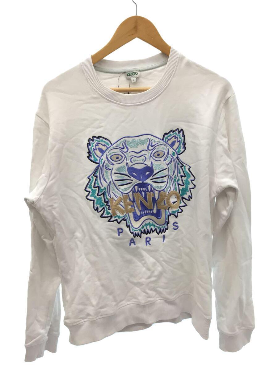 特価】 KENZO◇スウェット/L/コットン/WHT Lサイズ - fishtowndistrict.com