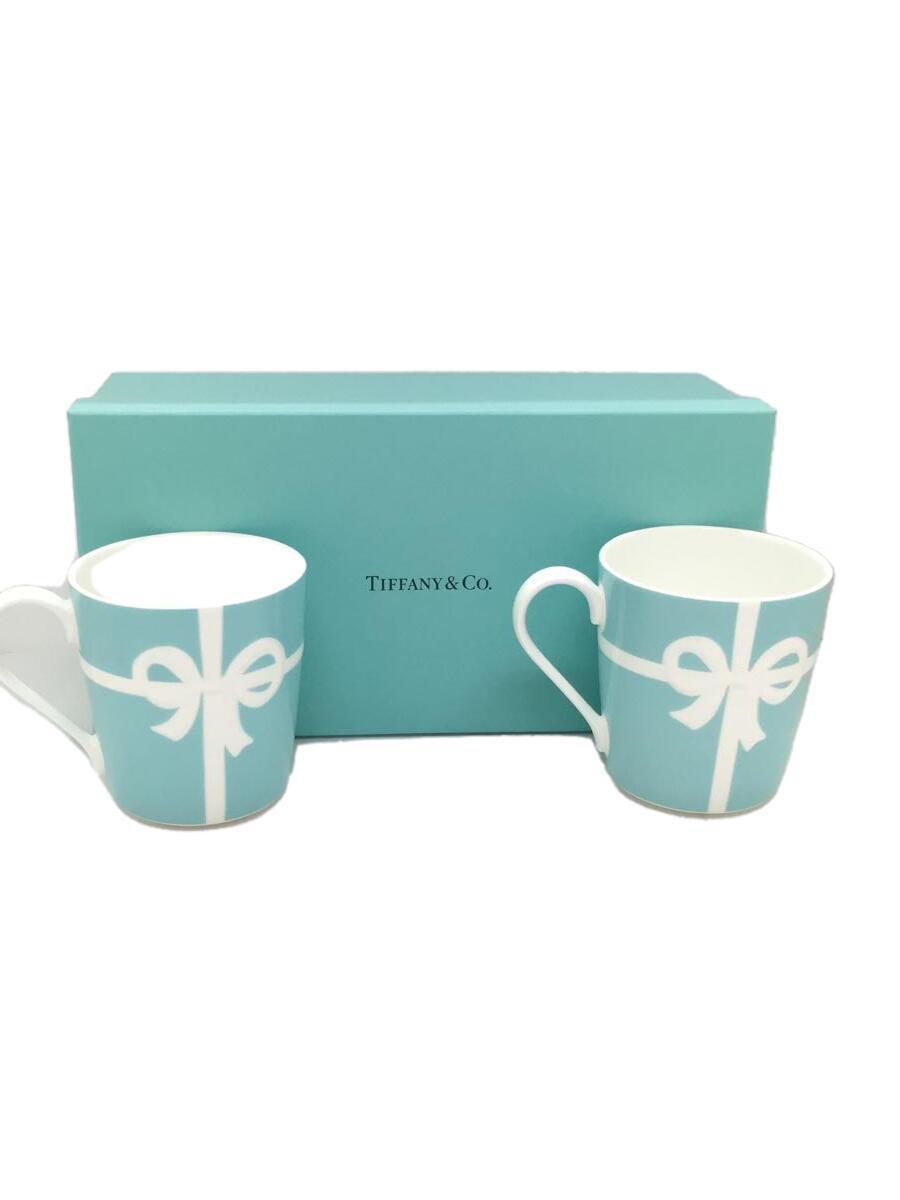 最新入荷】 TIFFANY&Co.◇グラス/2点セット/ブルーリボン/マグカップ×2