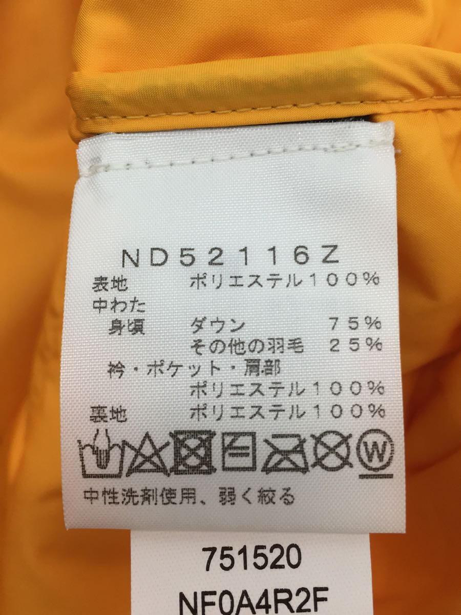 THE NORTH FACE◇ダウンベスト_ND52116Z/L/ポリエステル/YLW(Lサイズ