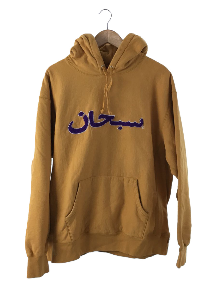 Supreme◆21AW/Arabic Logo Hooded Sweatshirt/パーカー/XL/コットン/マスタード