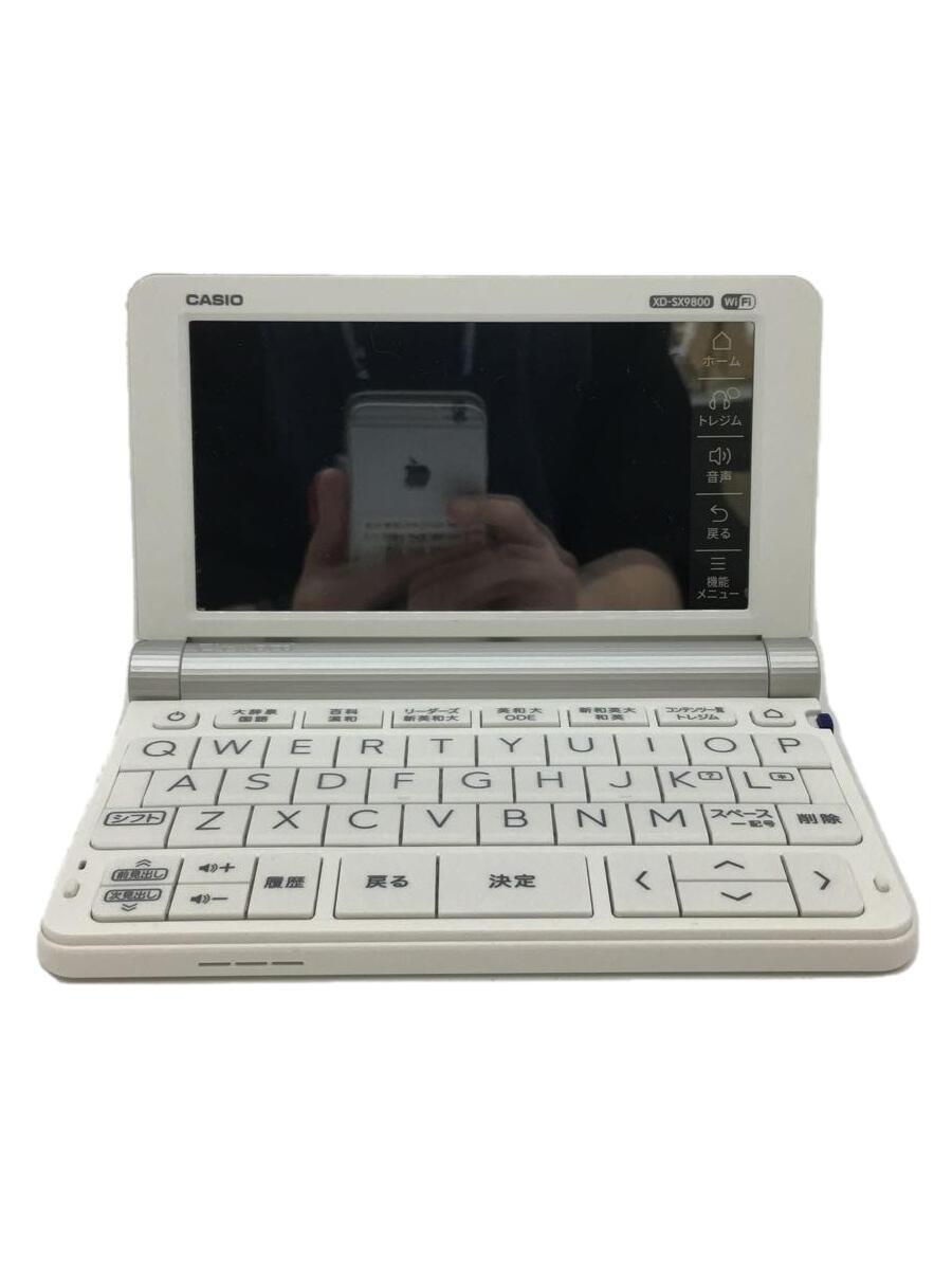 CASIO* computerized dictionary /eks word XD-SX9800WE/WHT/ touch panel & sound with function 