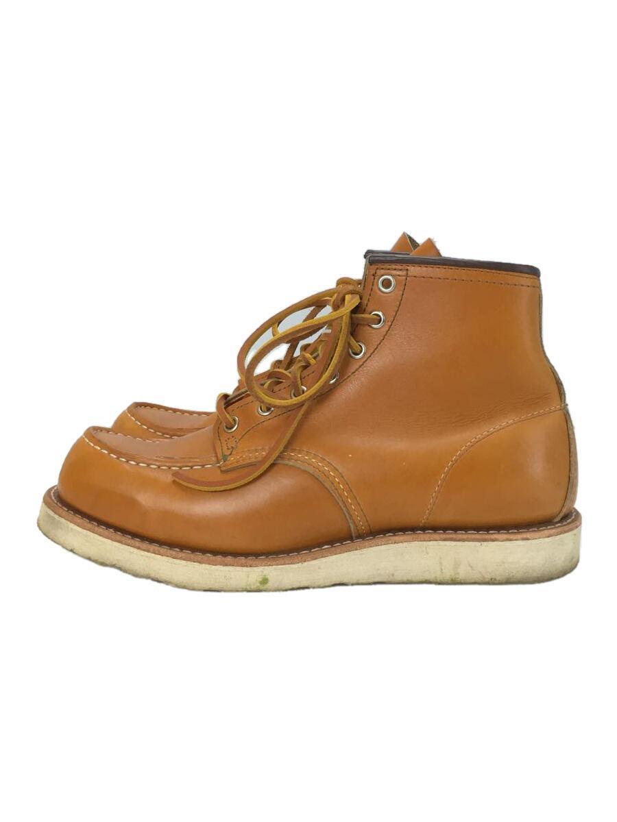 RED WING◆レースアップブーツ/UK8.5/CML/レザー/9875