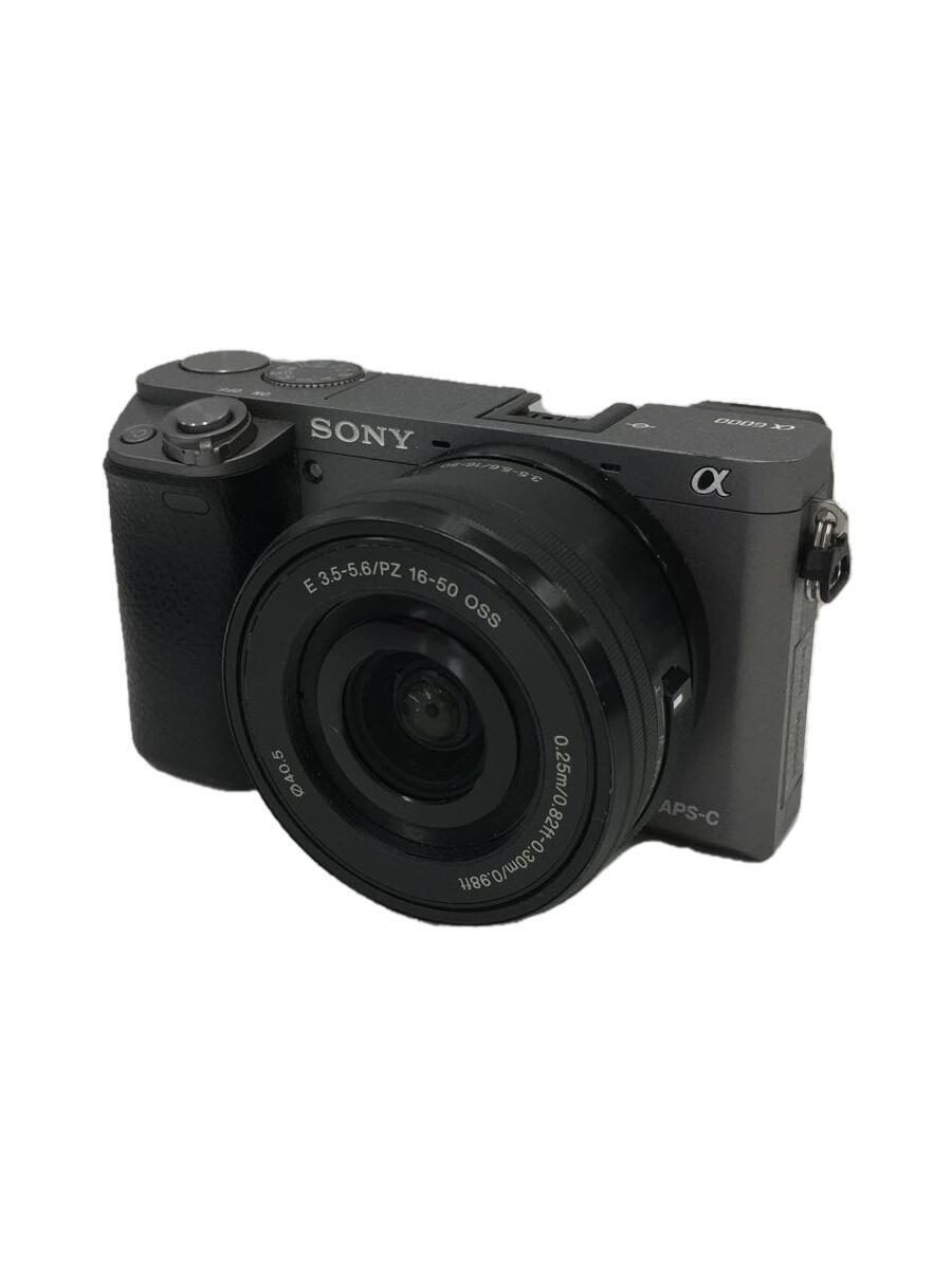 最新 SONY◇デジタル一眼カメラ α6000 [シルバー] ダブルズームレンズ