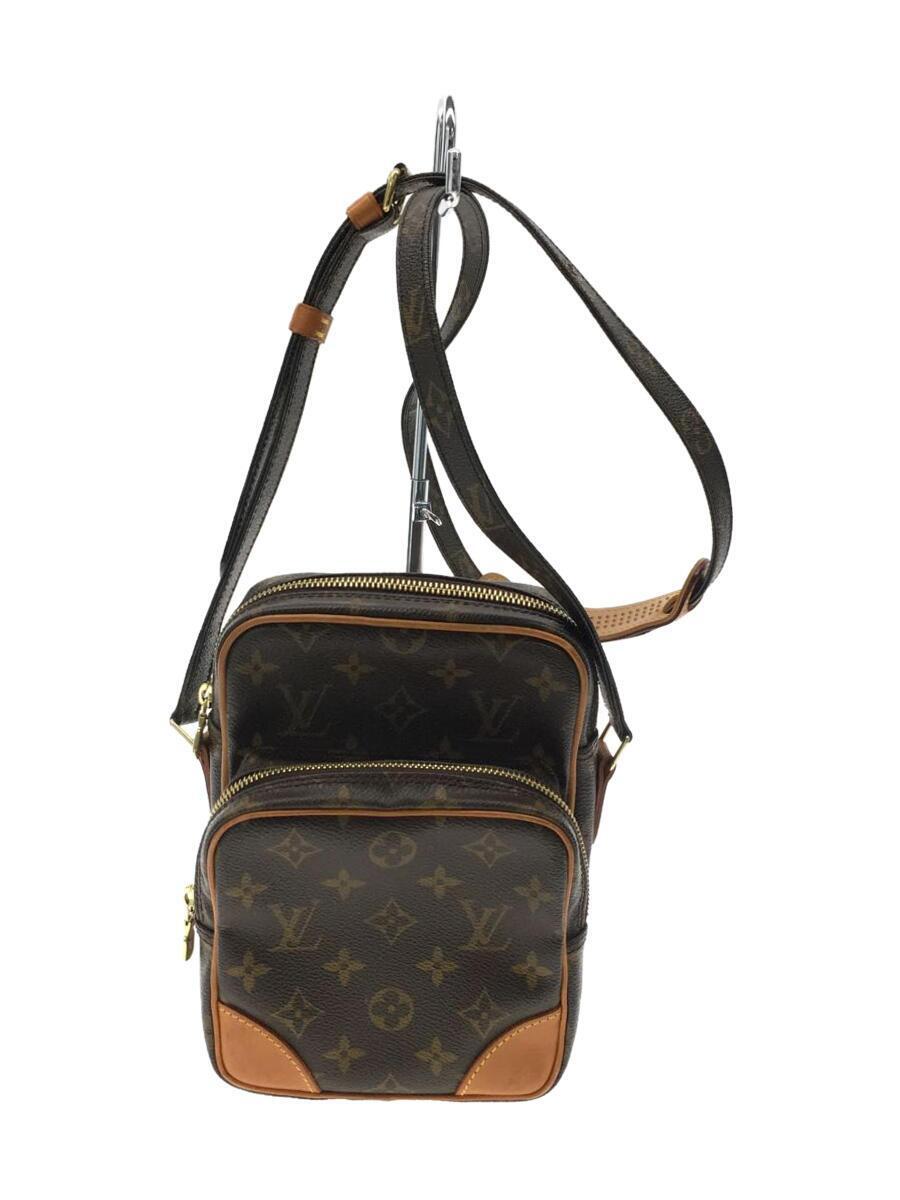 超歓迎 LOUIS VUITTON◇角スレ有/アマゾン_モノグラム_BRW/PVC/BRW/総
