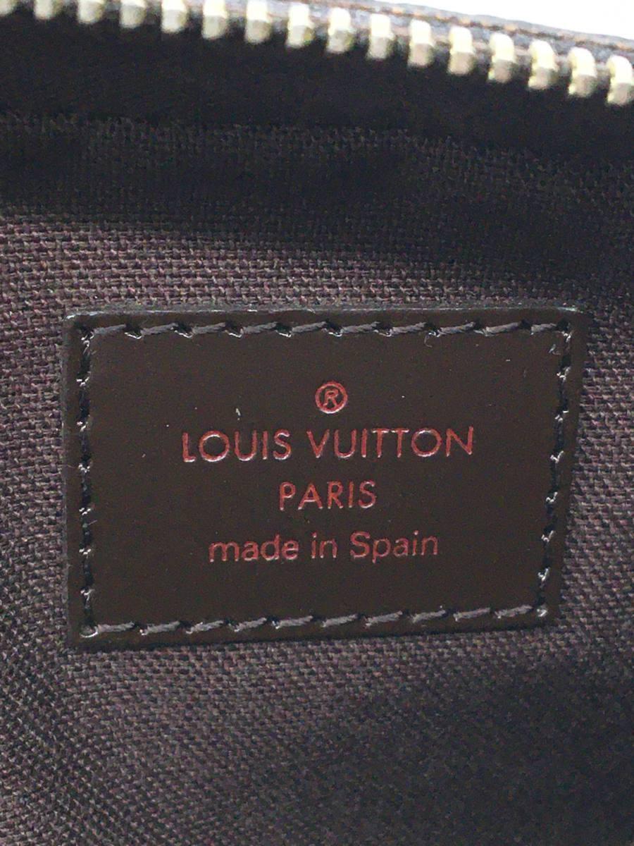 LOUIS VUITTON* Geronimo s_ Damier *eben_BRW/PVC/BRW