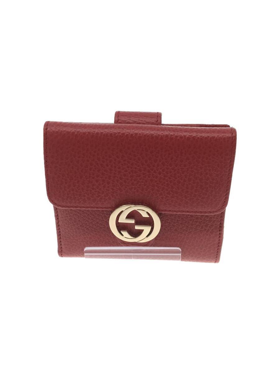注目ショップ・ブランドのギフト GUCCI◇2つ折り財布_インター