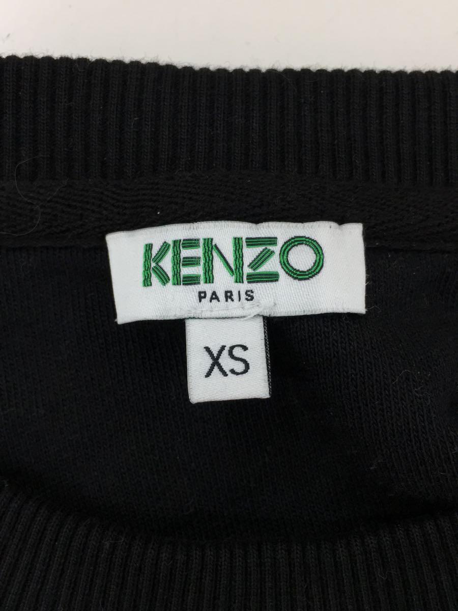 KENZO◆タイガーラバープリントスウェット/XS/コットン/BLK/FA55SW1264Z5_画像3