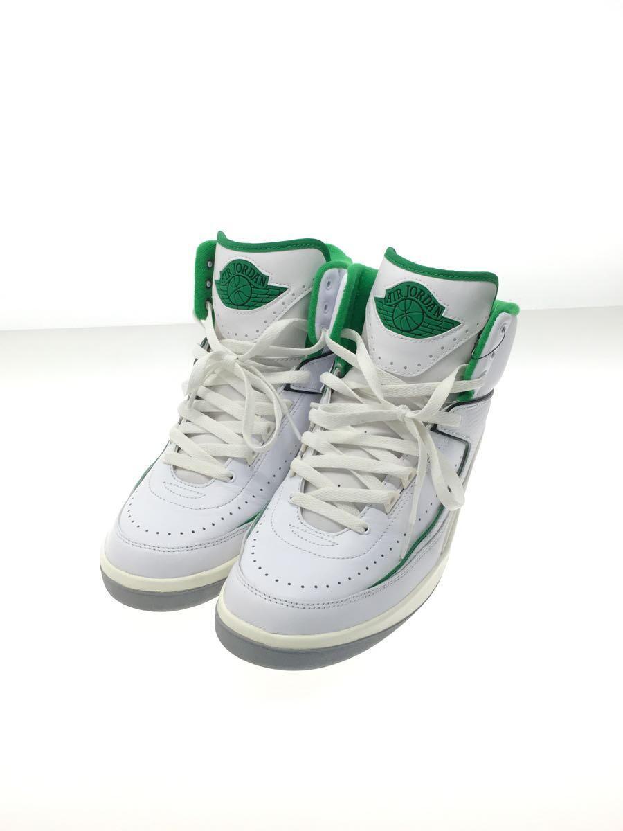 NIKE◆Air Jordan 2 Retro Lucky Green/AJ2/ハイカットスニーカー/US9/DR8884-103_画像2