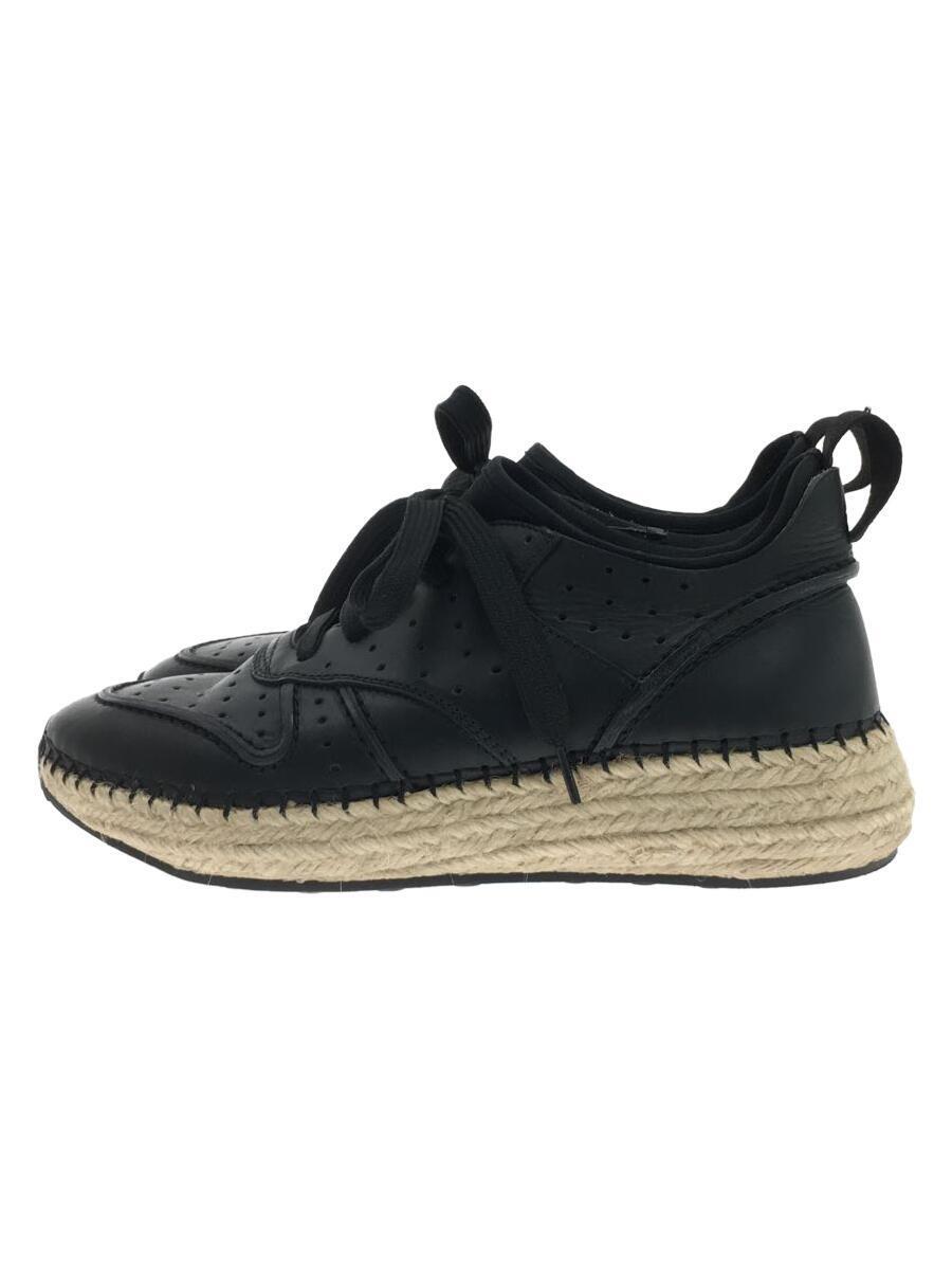 限定セール!】 TOD'S◇レザーローカットスニーカー/36/BLK 22.5cm