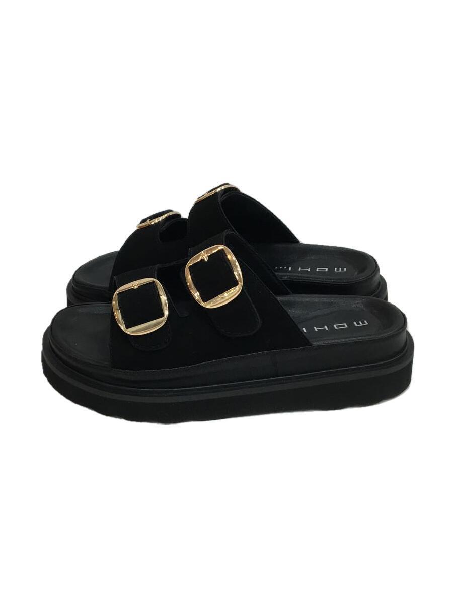 MOHI…◆GOLD BUCKLE SANDAL/サンダル/36/BLK/アパルトモン別注