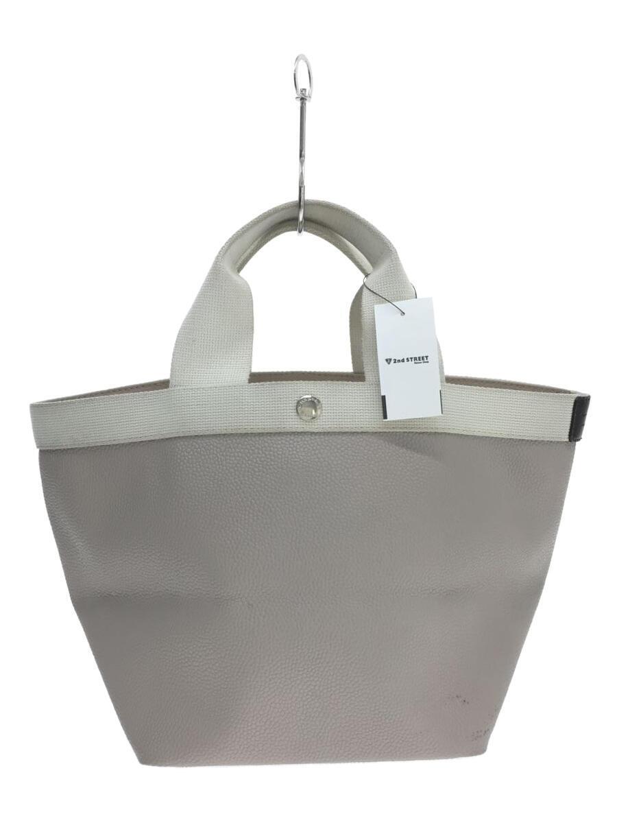 有名ブランド Herve Chapelier◇トートバッグ/レザー/GRY/707GP/汚れ有