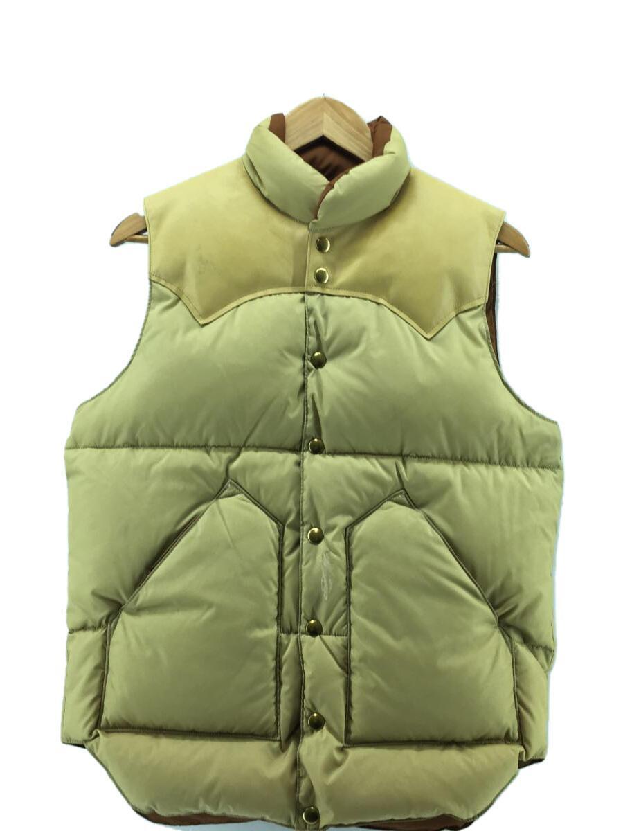 完売 Rocky Mountain Featherbed◇ダウンベスト/レザー切替/38