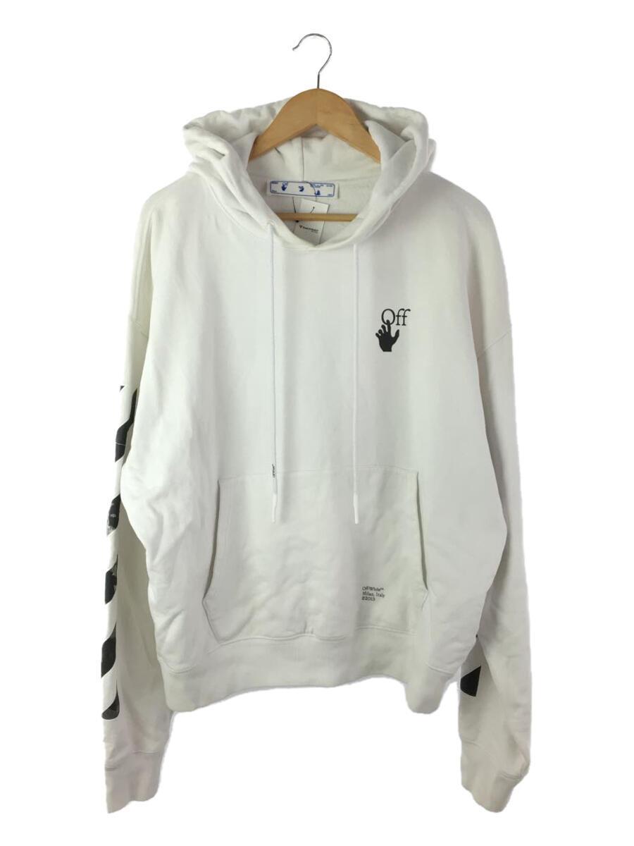 人気ショップが最安値挑戦！】 OFF-WHITE◇パーカー/XL/コットン/WHT