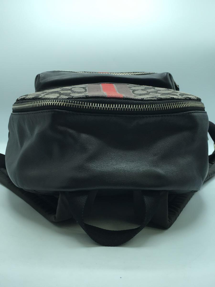 COACH* rucksack / leather /BLK/ total pattern /F68034