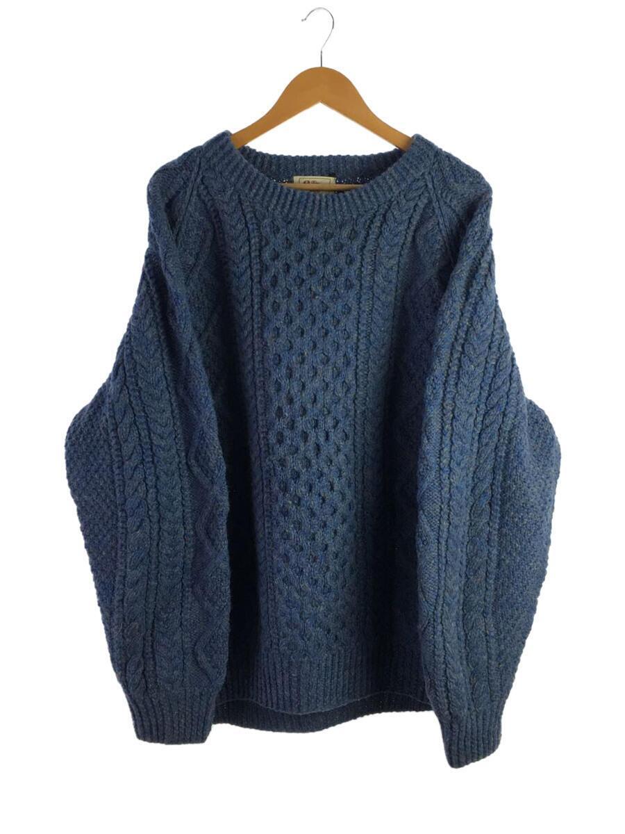お気に入りの The Sweater Shop/セーター(厚手)/-/ウール/BLU/アラン