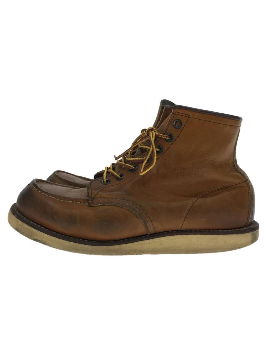 RED WING◆レースアップブーツ/US8/BRW/レザー/9075
