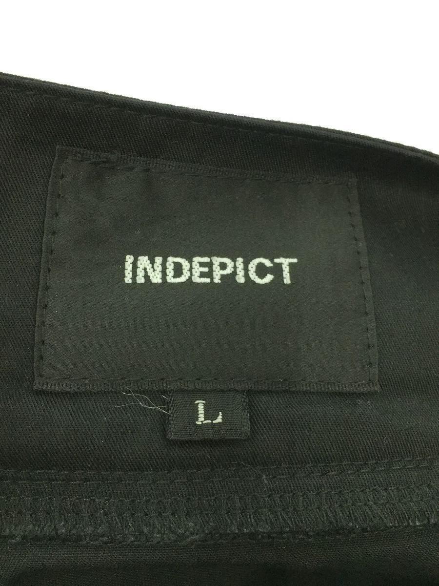 INDEPICT/Baseball shirt/L/ポリエステル/ブラック_画像3