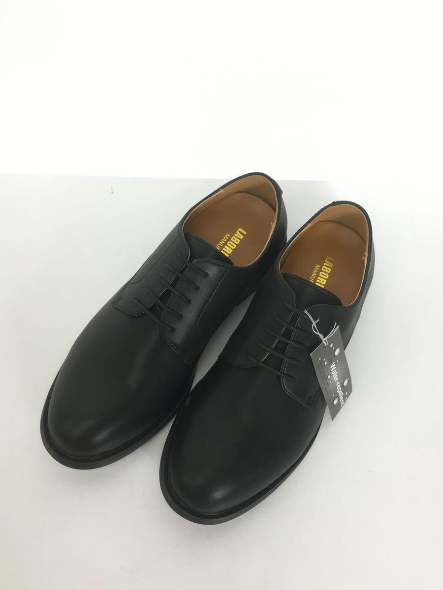 LABORER SHOES◆POSTMAN/ドレスシューズ/US7.5/BLK/レザー/335-1S_画像2