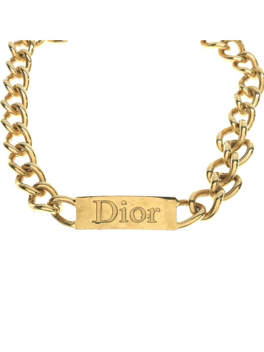 Christian Dior◆ネックレス/-/GLD/トップ無/レディース_画像1