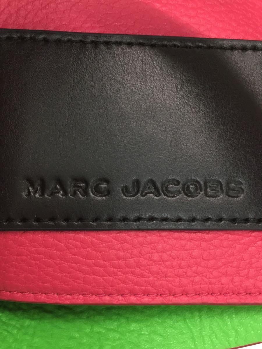 MARC JACOBS◆トートバッグ/レザー/PNK/無地_画像5