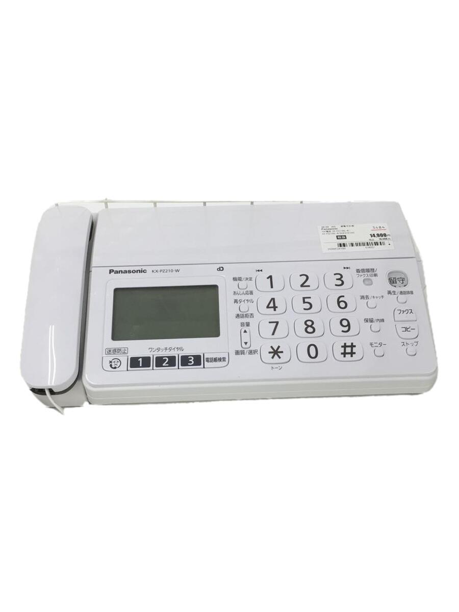 Panasonic◆FAX電話 KX-PZ210DL-W_画像1