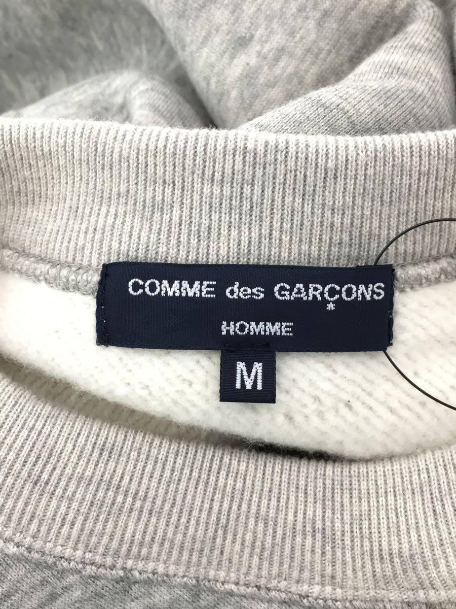 COMME des GARCONS HOMME◆スウェット/M/コットン/GRY/HJ-T016_画像3