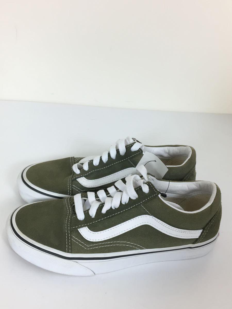 VANS◆ローカットスニーカー/22.5cm/KHK/スウェード_画像1