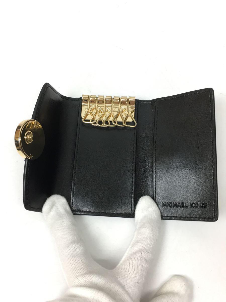 MICHAEL KORS* key case / leather /BLK/ lady's /35F9GFTP5L/ Michael Kors / black / black /