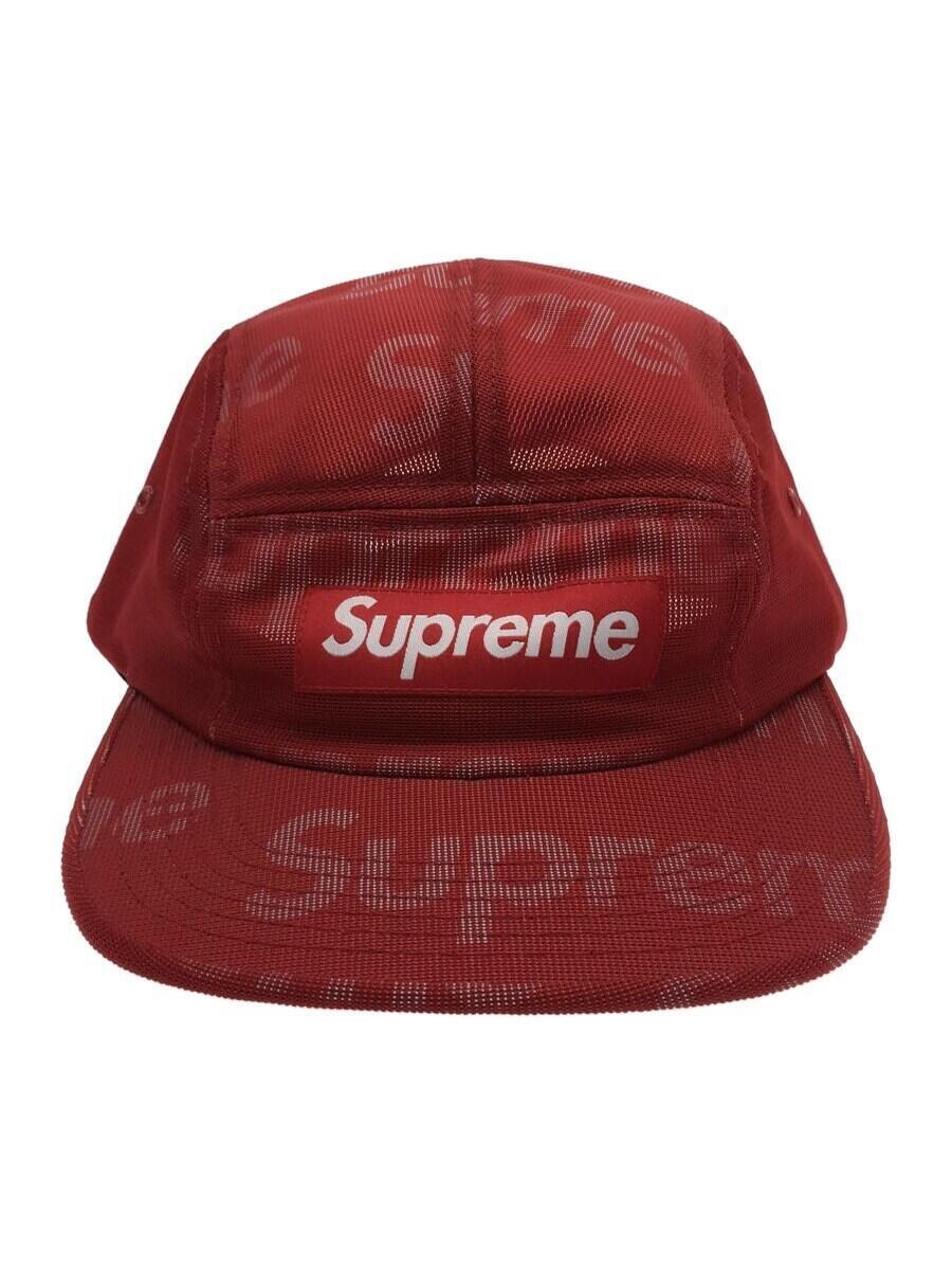 素晴らしい品質 Supreme◆LENTICULAR LOGO CAMP CAP /19SS/キャップ/-/RED/メンズ 野球帽