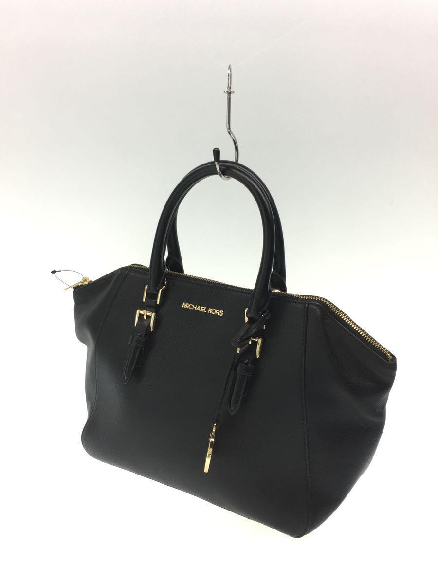 ☆日本の職人技☆ MICHAEL KORS◇スレ有/2WAYトートバッグ/PVC/BLK