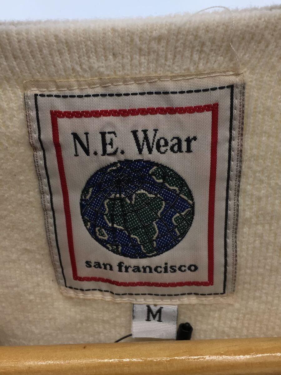N.E.Wear/90s/USA製/カーディガン(薄手)/M/コットン/WHT_画像3