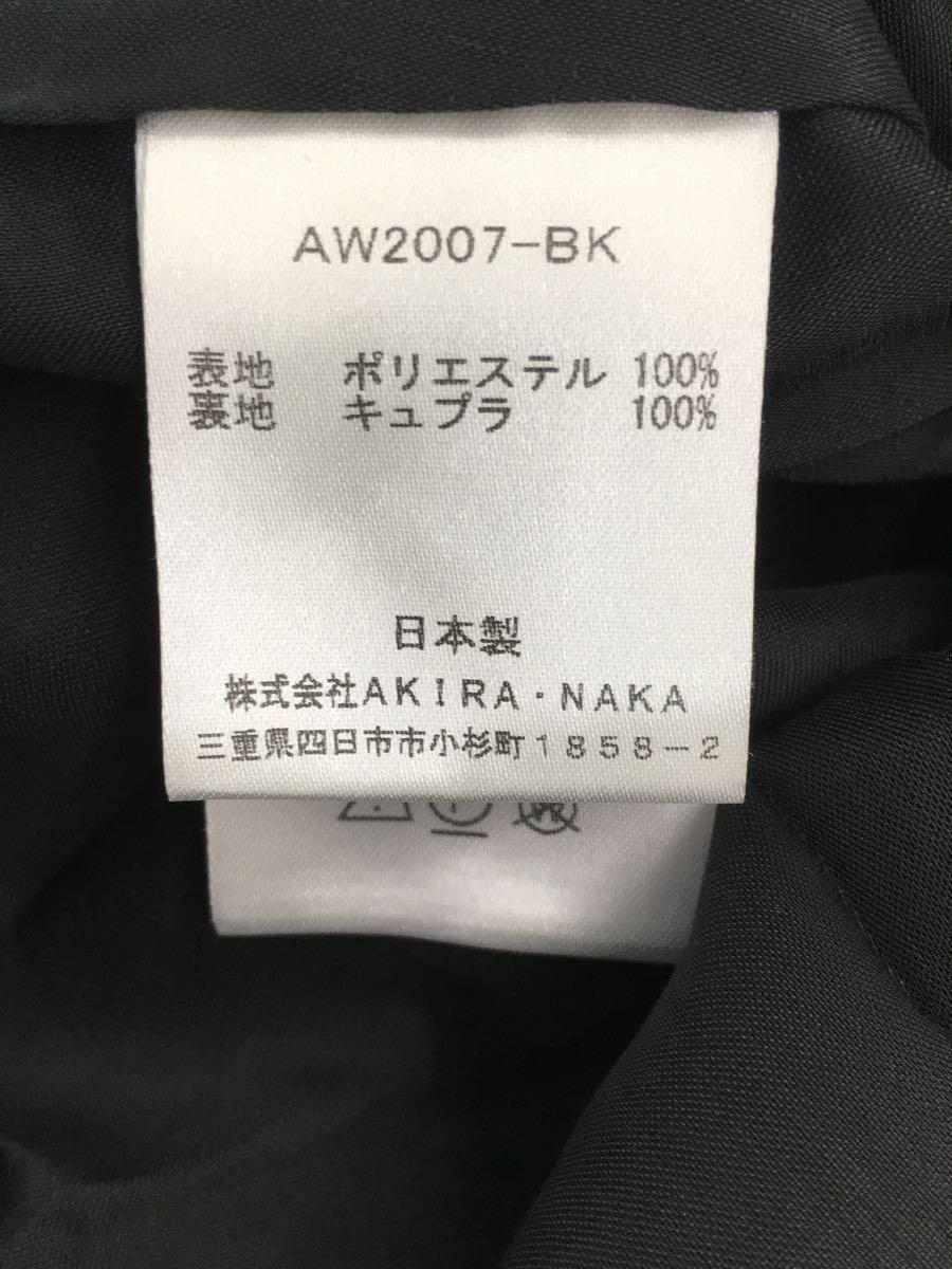 AKIRA NAKA◆ワンピース/1/ポリエステル/BLK/aw2007-bk/1578-599-7402-0900_画像4