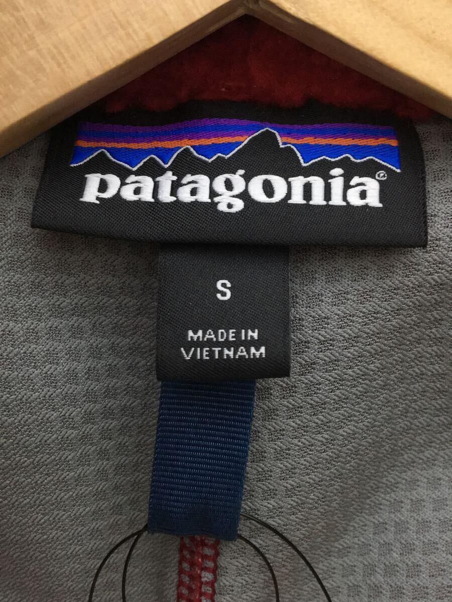 patagonia◆フリースベスト/S/ポリエステル/RED/23048FA16_画像3