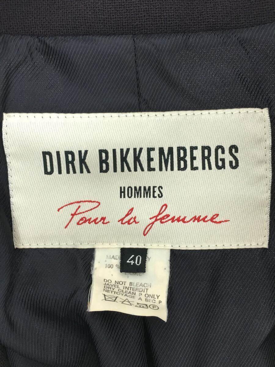 DIRK BIKKEMBERGS◆テーラードジャケット/40/ウール/BLK_画像3