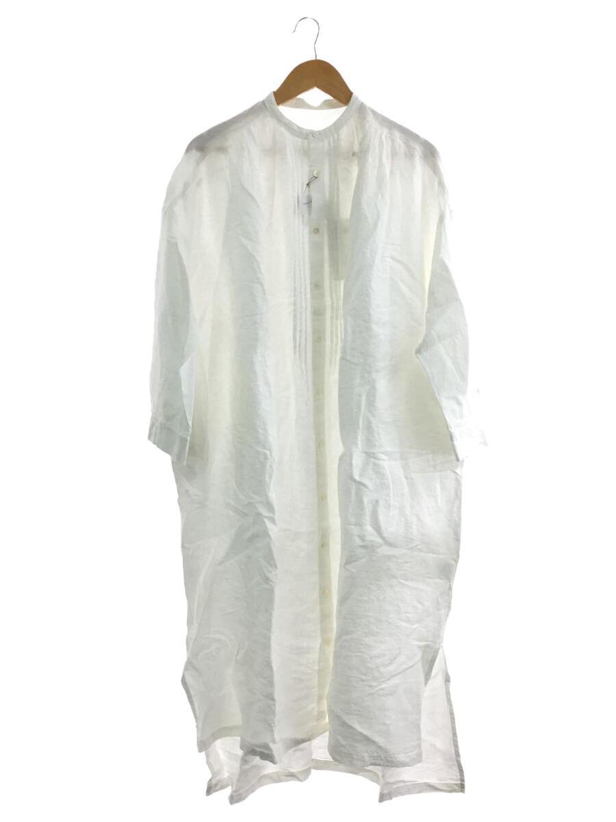 春早割 nest Robe◆長袖ワンピース/FREE/リネン/WHT/001231-1318 Mサイズ 春早割 nest Robe◆長袖ワンピース/FREE/リネン/WHT/001231-1318 Mサイズ