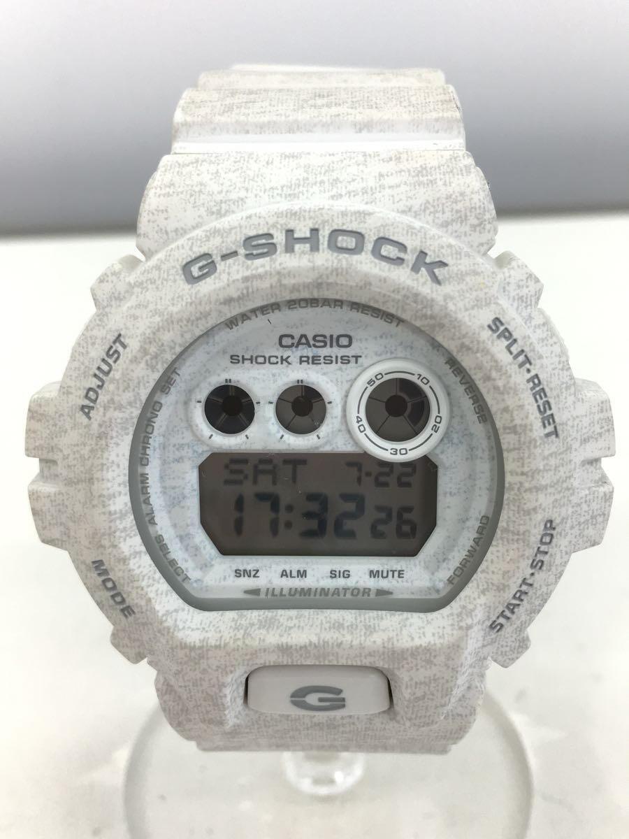 CASIO◇クォーツ腕時計・G SHOCK/デジタル/WHT