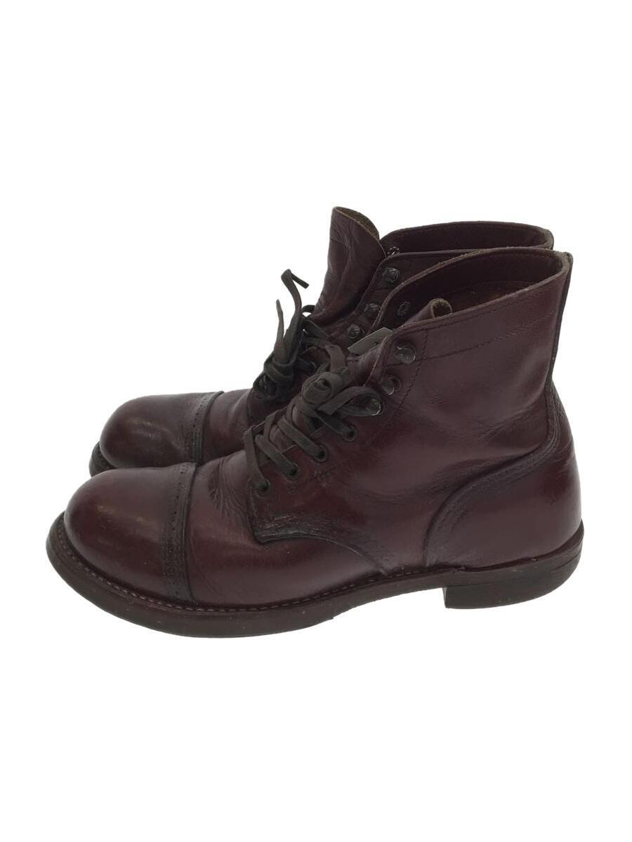 RED WING◆レースアップブーツ/US7.5/BRD/8012_画像1