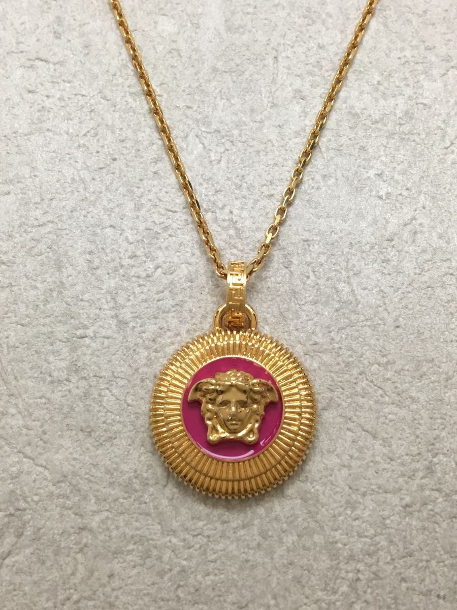 VERSACE◆ネックレス/GLD/レディース/メドゥーサ/ビギーペンダント