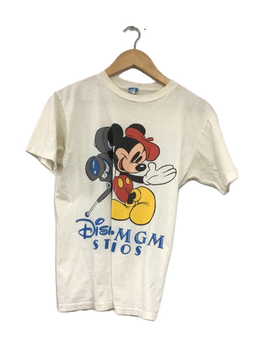 Disney◆80s/USA製/Tシャツ/M/コットン/ホワイト