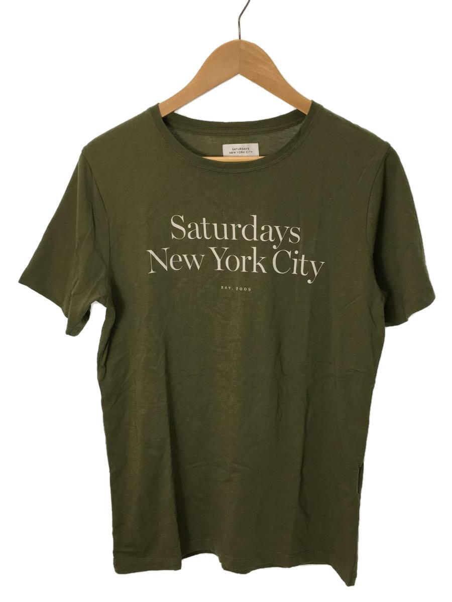 Saturdays NYC(SATURDAYS SURF NYC)◆Tシャツ/S/コットン/KHK/無地/BBM-5726-B_画像1