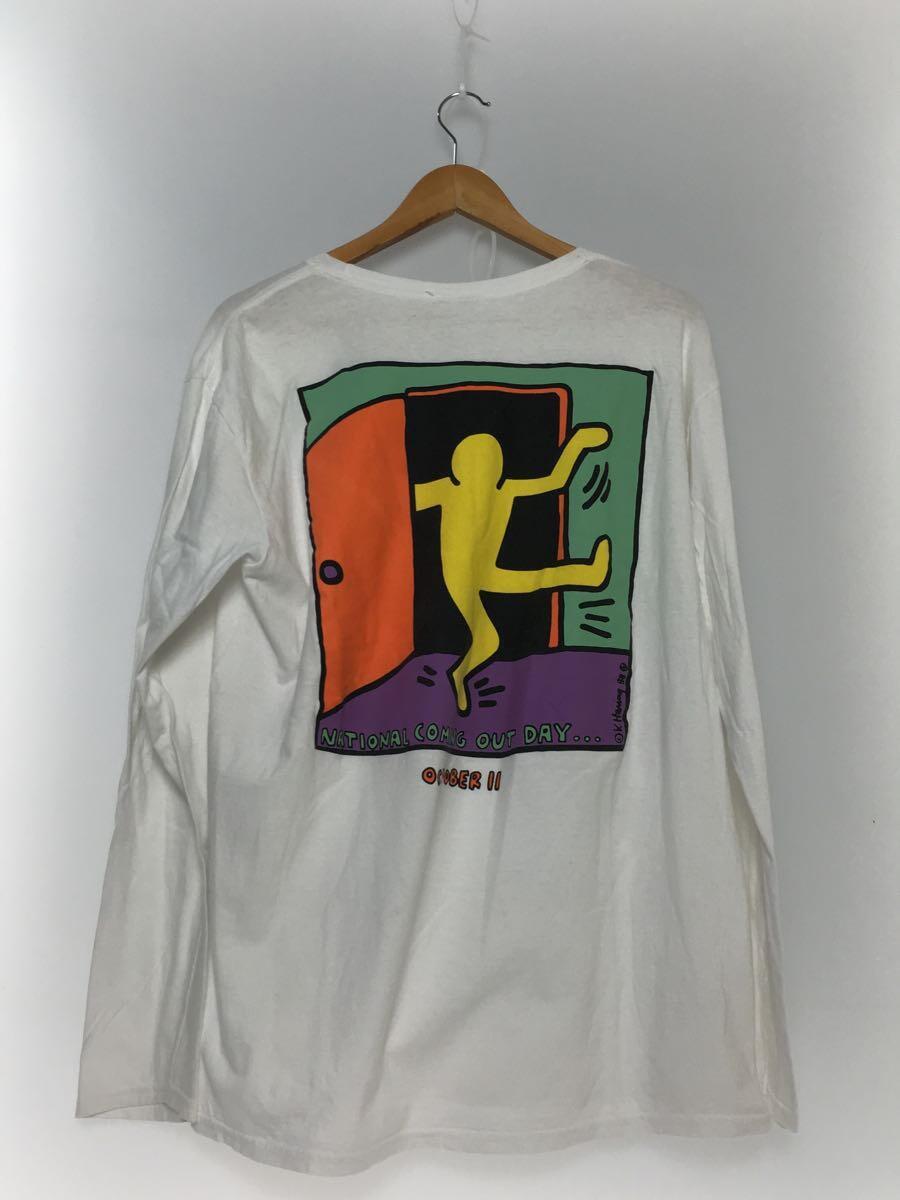 ロンT/90s~00s/Keith Haring/1988年ナショナルカミングアウトデー_画像2