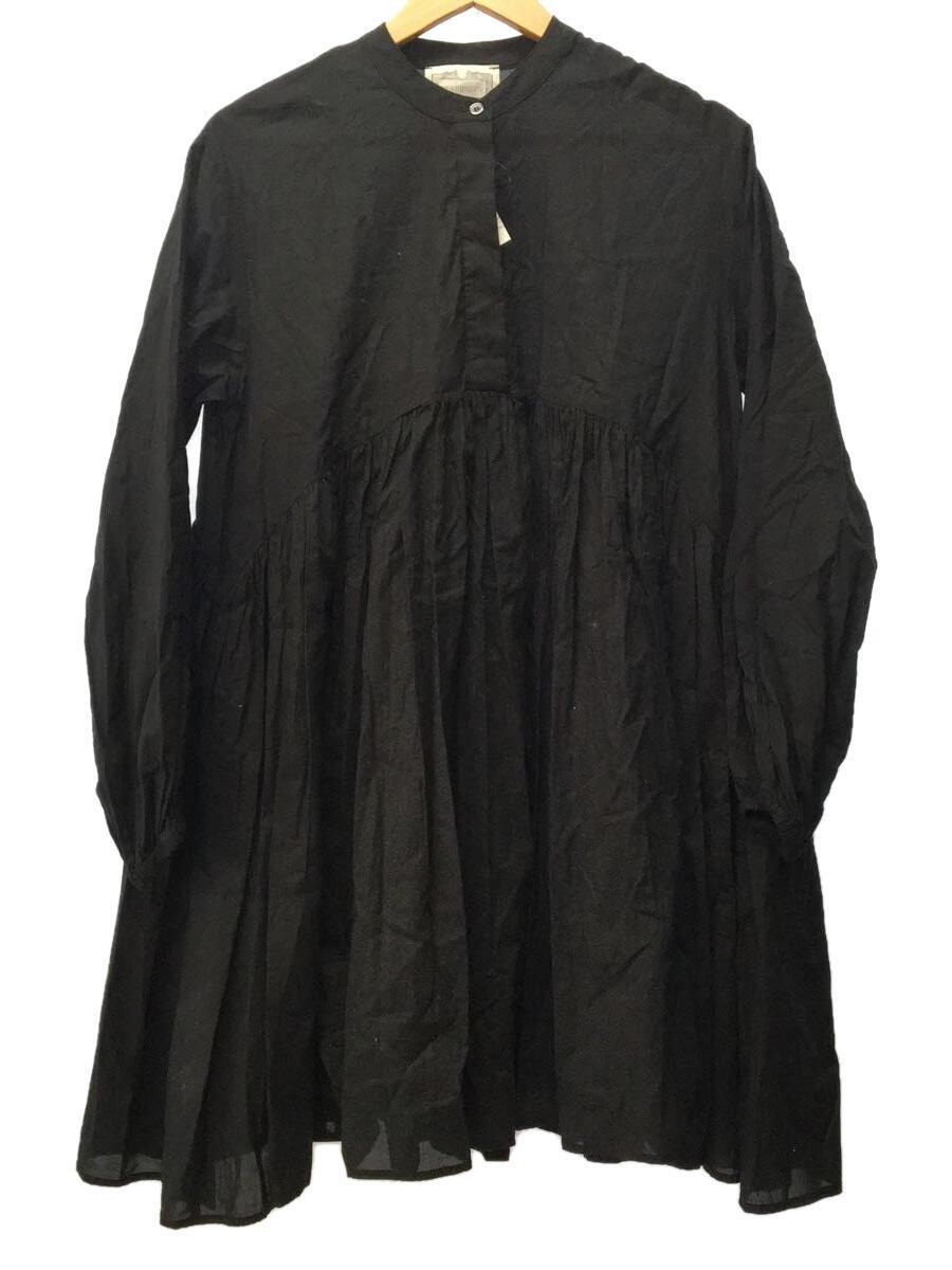 【税込】 BEARDSLEY(BEARDSLEY GALLARDAGALANTE)◆長袖ワンピース/FREE/コットン/ブラック/無地 Mサイズ 【税込】 BEARDSLEY(BEARDSLEY GALLARDAGALANTE)◆長袖ワンピース/FREE/コットン/ブラック/無地 Mサイズ